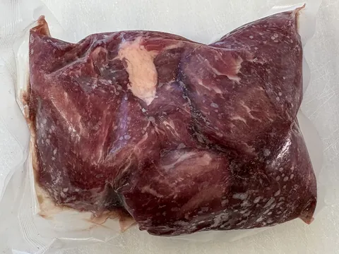 Beef Kabobs, vacuum-sealed pack.